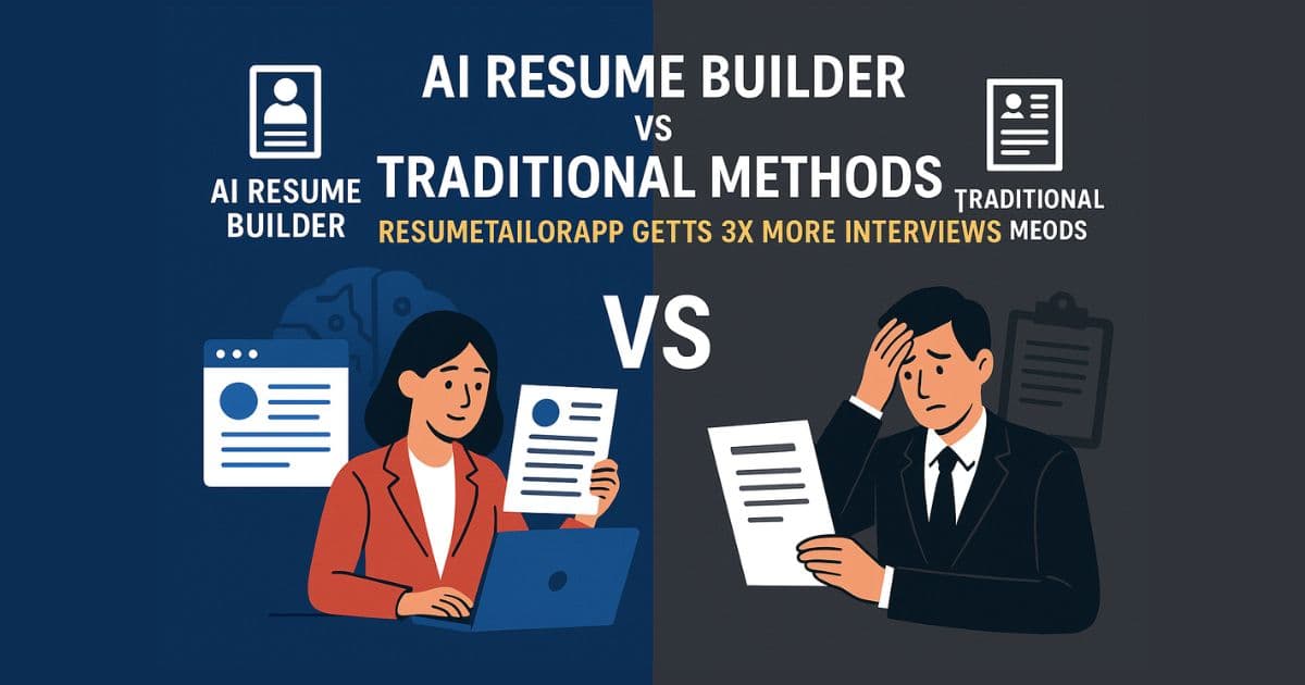 AI Resume Builder vs Traditional Methods: ResumeTailorApp Gets 3x More Interviews