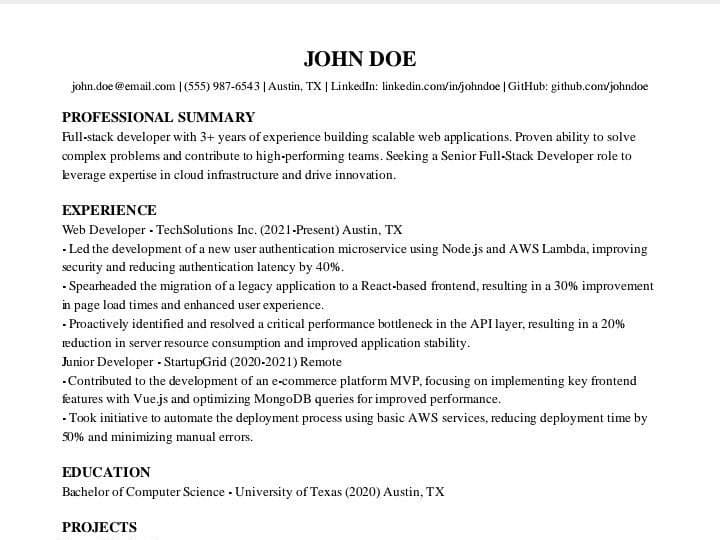 Computer Science Resume: Examples, Skills & Student Guide