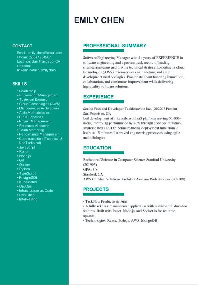 Creative Resume Template